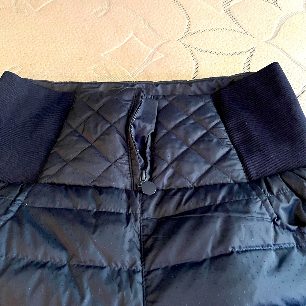 Navy blue snow pants